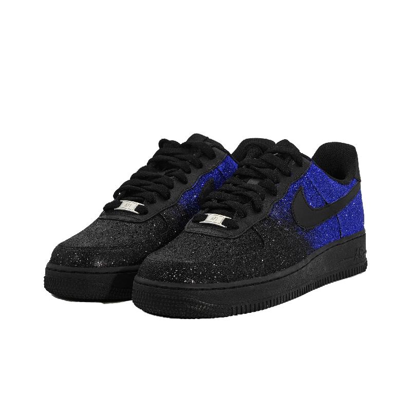 [Custom A man with a blue and black gradient full of stars]  Air Force 1 Skateboarding Shoes Men