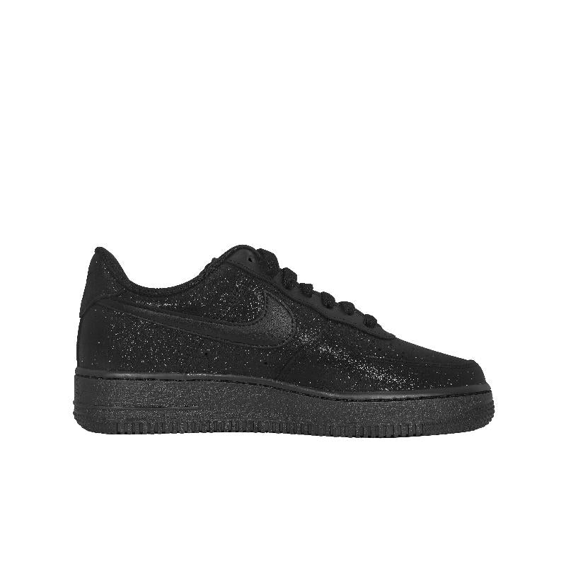 [Custom A man with silver wings and a starry sky]  Air Force 1 Skateboard Shoes Unisex Low-Top Black/Silver