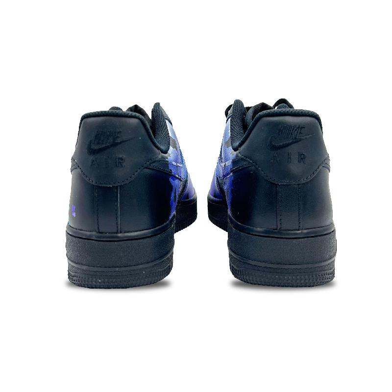 [Custom Male pixel Galaxy]  Air Force 1 Skateboarding Shoes Men
