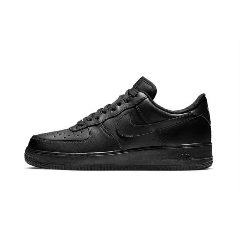 [Custom Golden Dragon]  Air Force 1 Skateboarding Shoes Unisex Low-top Black/gold
