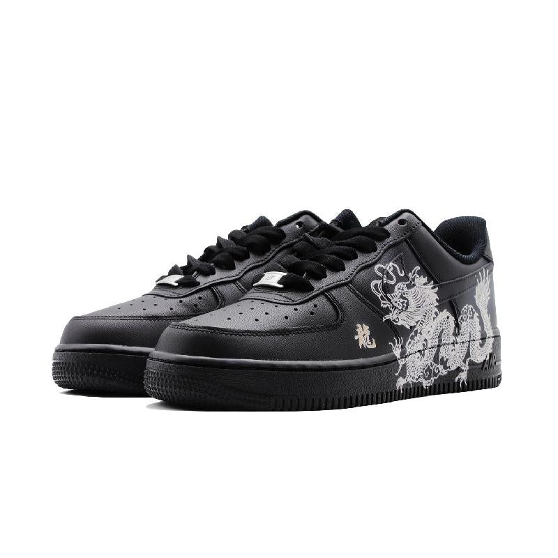 [Custom The golden dragon chases dreams]  Air Force 1 Skateboarding Shoes Unisex
