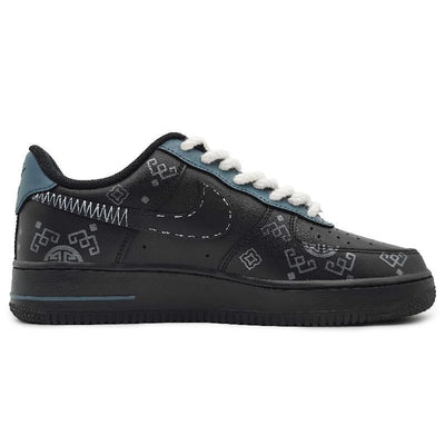 [Custom Men's Silk Road style]  Air Force 1 Skateboarding Shoes Men