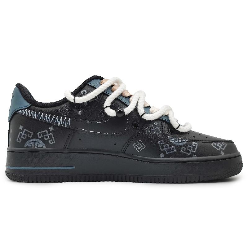 [Custom Men's deconstruction of the Silk Road]  Air Force 1 Skateboarding Shoes Men