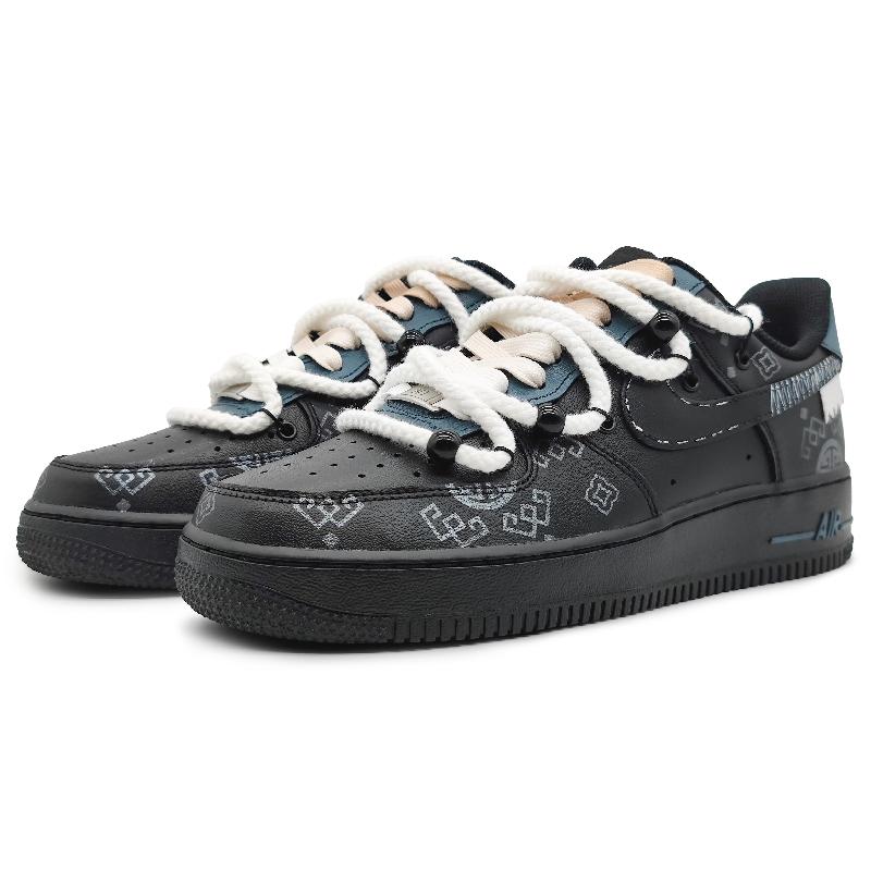 [Custom Men's deconstruction of the Silk Road]  Air Force 1 Skateboarding Shoes Men