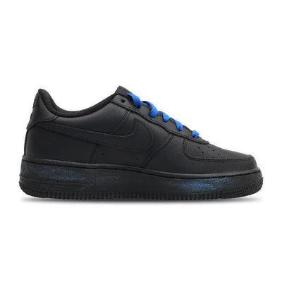 [Custom Men's thermal imaging]  Air Force 1 Skateboarding Shoes Unisex Low-top Black/Blue