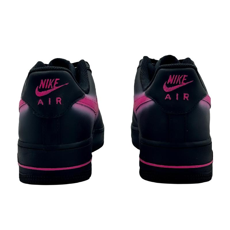 [Custom The Eiffel Tower]  Air Force 1 Skateboarding Shoes Unisex Low-top Pink