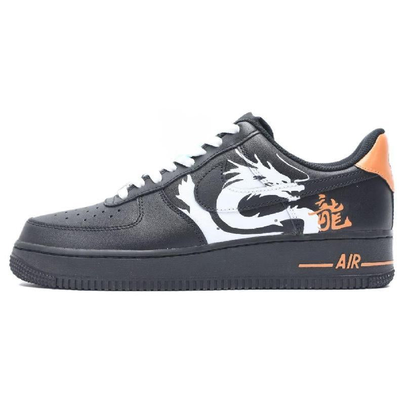 [Custom Dragon Totem New Product for the Year of the Dragon]  Air Force 1 Skateboarding Shoes Men Low-top White