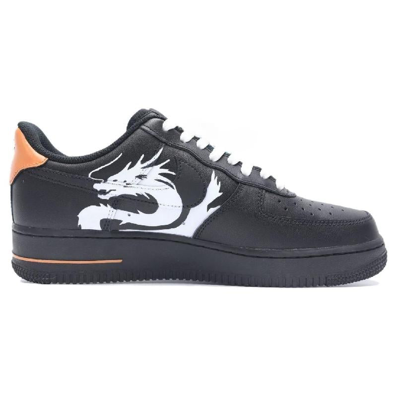 [Custom Dragon Totem New Product for the Year of the Dragon]  Air Force 1 Skateboarding Shoes Men Low-top White