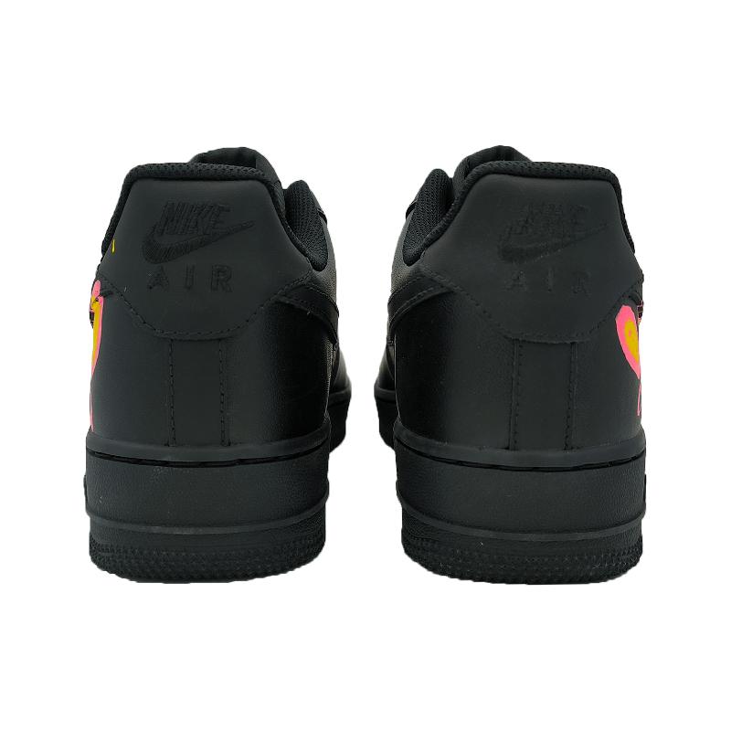 [Custom Butterflies dance in the dark night]  Air Force 1 Skateboard Shoes Unisex Low-Top Black