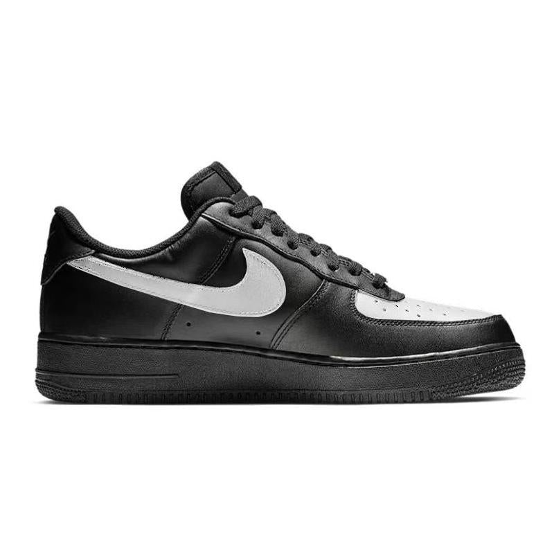 [Custom Manufacturing site]  Air Force 1 Skateboarding Shoes Unisex Low-top Black/white