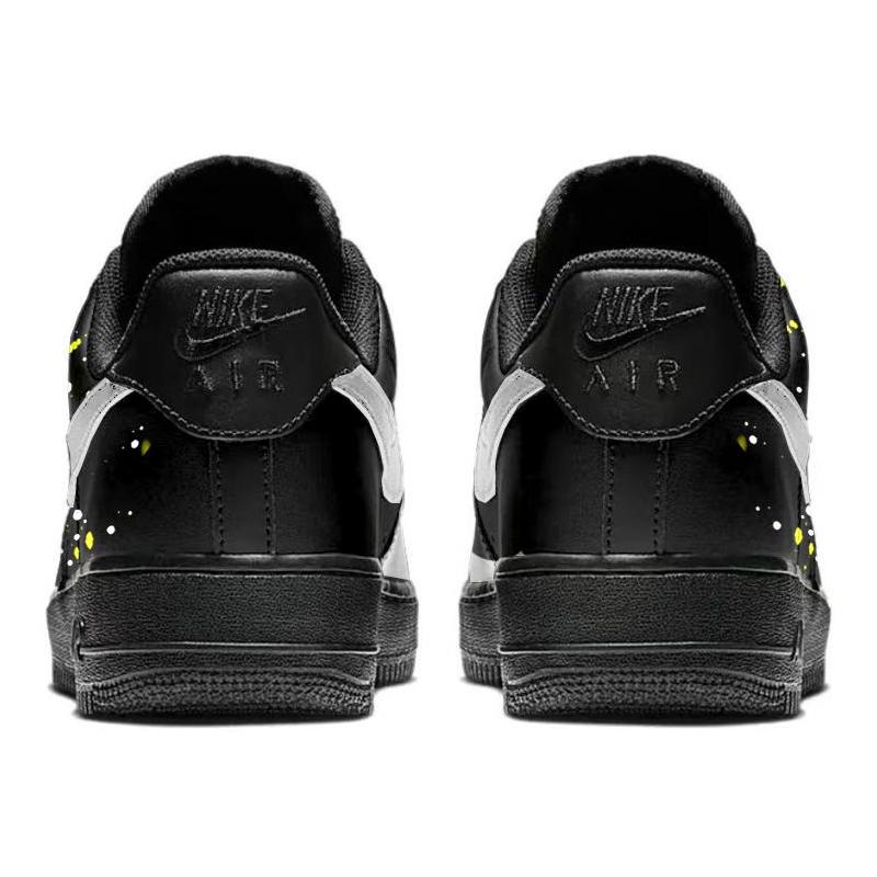 [Custom Manufacturing site]  Air Force 1 Skateboarding Shoes Unisex Low-top Black/white