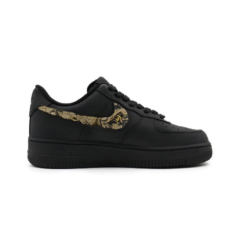 [Custom Black myth]  Air Force 1 Skateboard Shoes Unisex Low-Top Gold