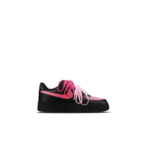[Custom Men's and women's blackberry MUSES]  Air Force 1 Skateboard Shoes Unisex Low-Top Black, Pink