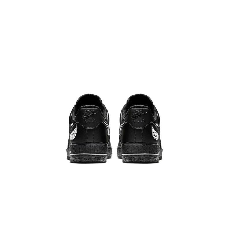 [Custom Dark Party]  Air Force 1 Skateboard Shoes Unisex Low-Top Black/White