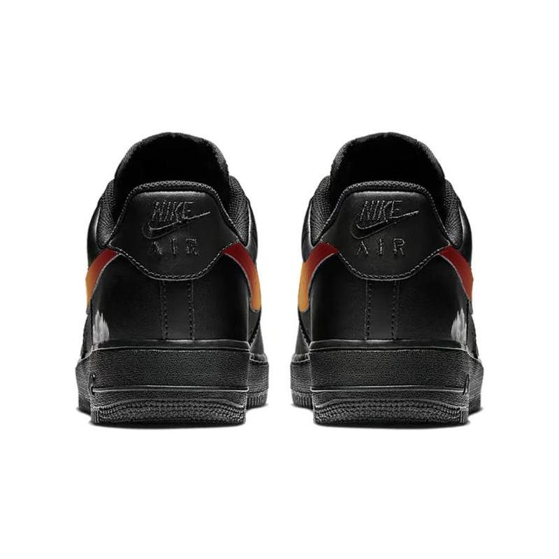 [Custom Cloud marshmallows]  Air Force 1 Skateboard Shoes Unisex Low-Top Black/Gray