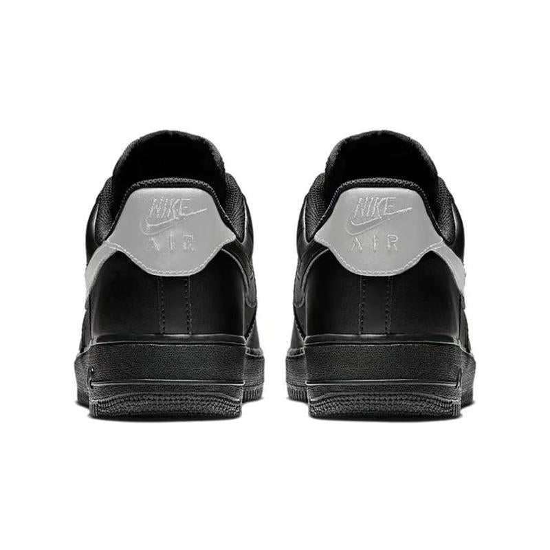 [Custom Dark shadow]  Air Force 1 Skateboarding Shoes Unisex Low-top Black/grey