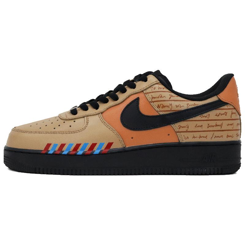 [Custom A letter from afar - Men]  Air Force 1 Skateboarding Shoes Men