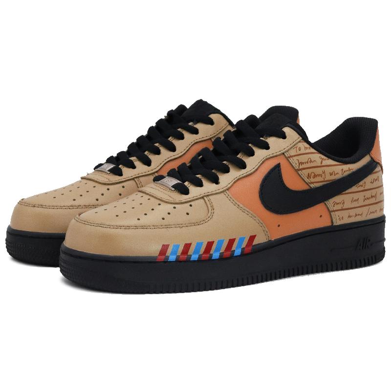 [Custom A letter from afar - Men]  Air Force 1 Skateboarding Shoes Men