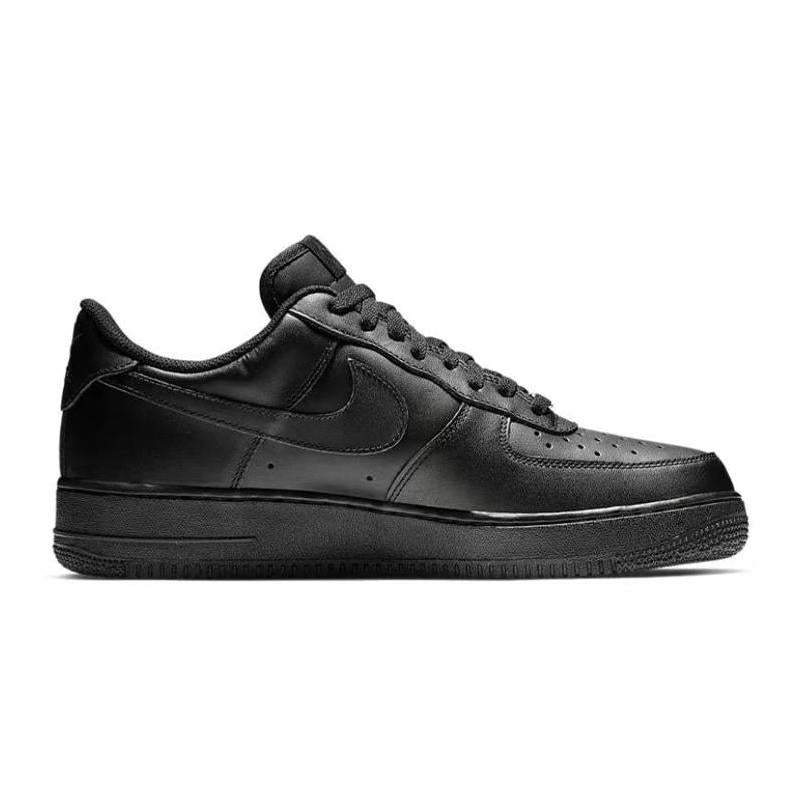 [Custom Lazy panda]  Air Force 1 Skateboarding Shoes Men Low-top Black/white