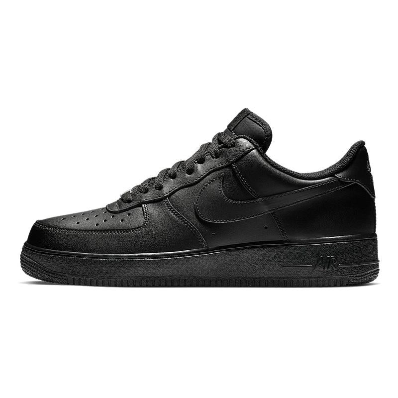 [Custom Lazy panda]  Air Force 1 Skateboarding Shoes Men Low-top Black/white