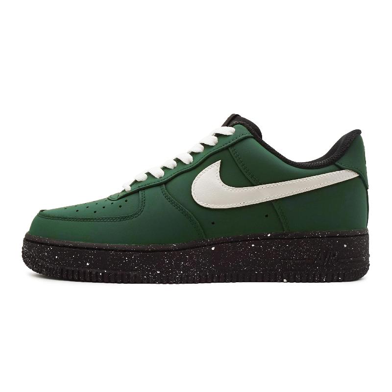 [Custom Men and women in Weina Forest]  Air Force 1 Skateboard Shoes Unisex Low-Top Black/Green/White