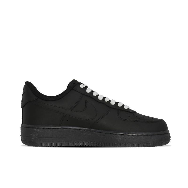 [Custom The pen flows like a dragon and a snake]  Air Force 1 Skateboard Shoes Unisex Low-Top Black/Red