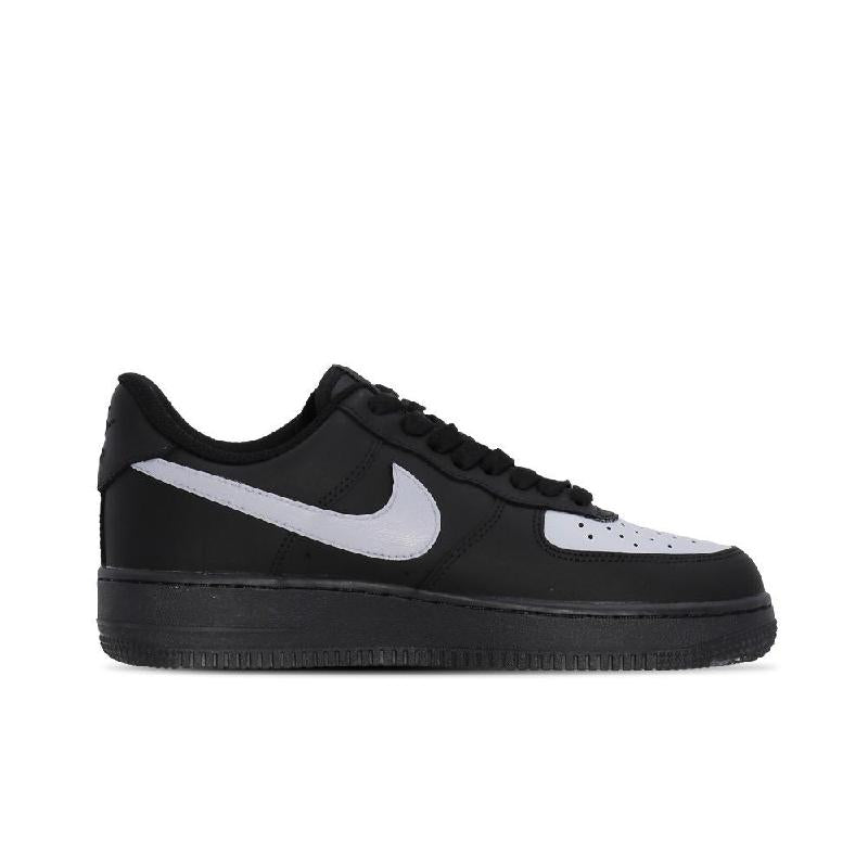 [Custom Camouflage grey]  Air Force 1 Skateboard Shoes Unisex Low-Top Black/White