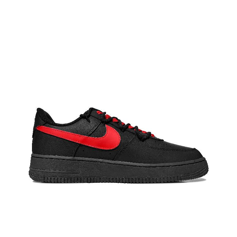 [Custom Red stars all over the sky]  Air Force 1 Anti-Slip Wear-Resistant Low-Top Skateboard Shoes Unisex Black Red