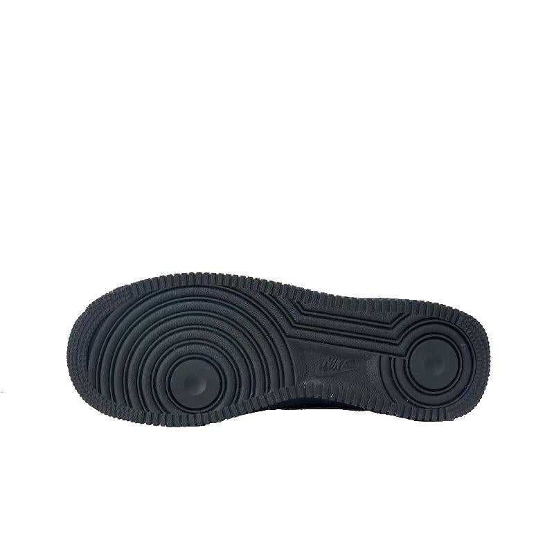 [Custom Red stars all over the sky]  Air Force 1 Anti-Slip Wear-Resistant Low-Top Skateboard Shoes Unisex Black Red