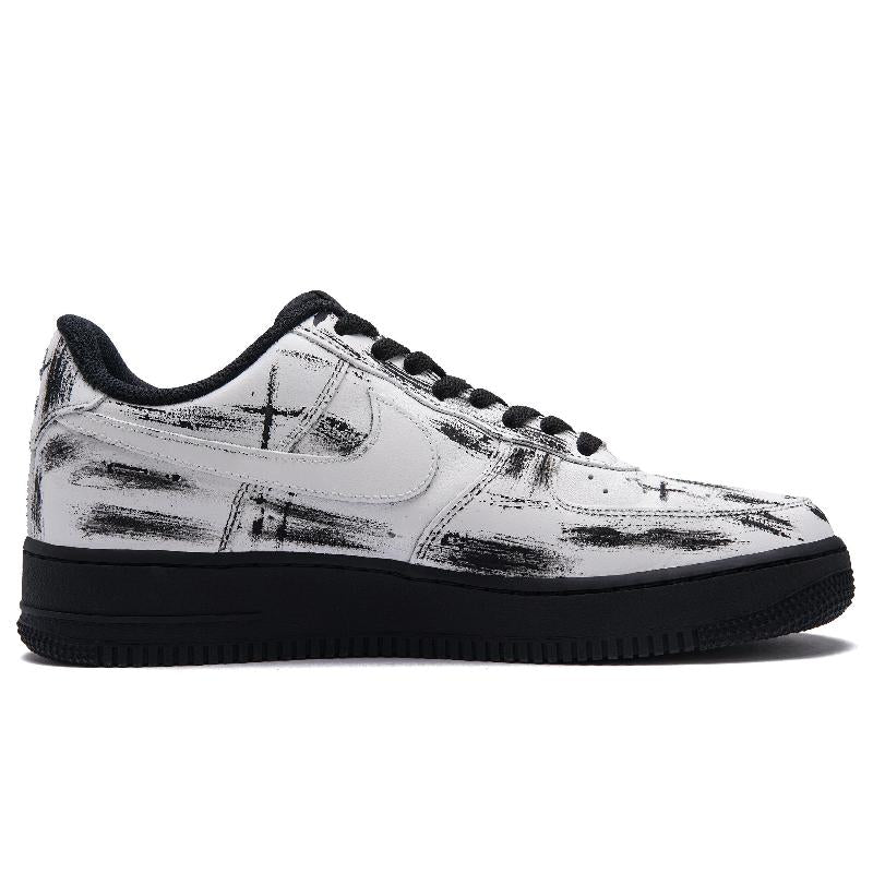 [Custom Polar day]  Air Force 1 Skateboard Shoes Unisex Low-Top White/Black
