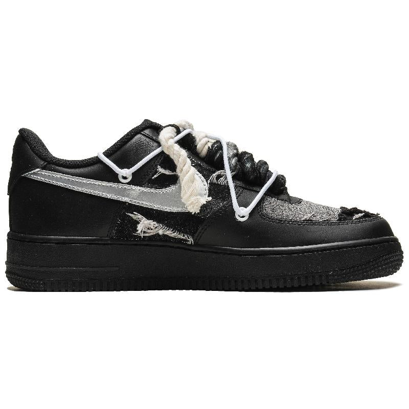 [Custom Those who bind dreams act]  Air Force 1 Skateboarding Shoes Men Low-top Black