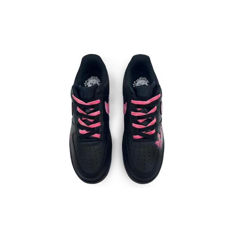 [Custom monster]  Air Force 1 Skateboard Shoes Unisex Low-Top Pink/Black