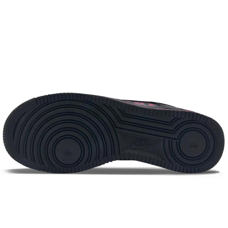 [Custom monster]  Air Force 1 Skateboard Shoes Unisex Low-Top Pink/Black