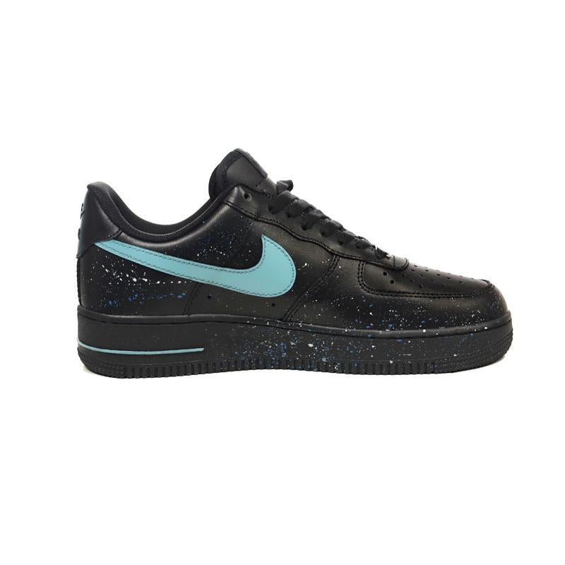 [Custom Team733 Starry Sky One]  Air Force 1 Skateboard Shoes Unisex Low-Top Blue