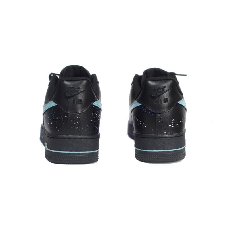 [Custom Team733 Starry Sky One]  Air Force 1 Skateboard Shoes Unisex Low-Top Blue