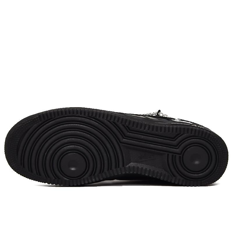 [Custom Kid the Thief]  Air Force 1 Skateboard Shoes Unisex Low-Top Black/White