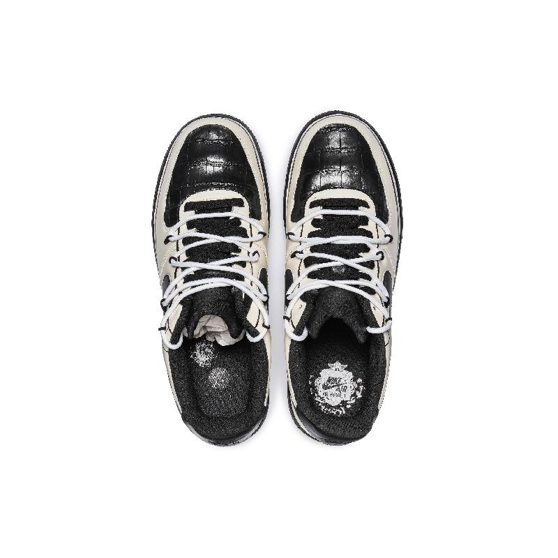 [Custom Hot steps]  Air Force 1 Skateboarding Shoes Unisex Low-top Black