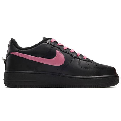 [Custom Male Shadow Floyd black pink]  Air Force 1 Skateboarding Shoes Men Low-top Black/Pink