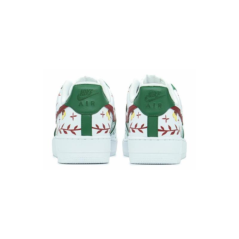 [Custom Christmas snowflake branches]  Air Force 1 Skateboarding Shoes Unisex