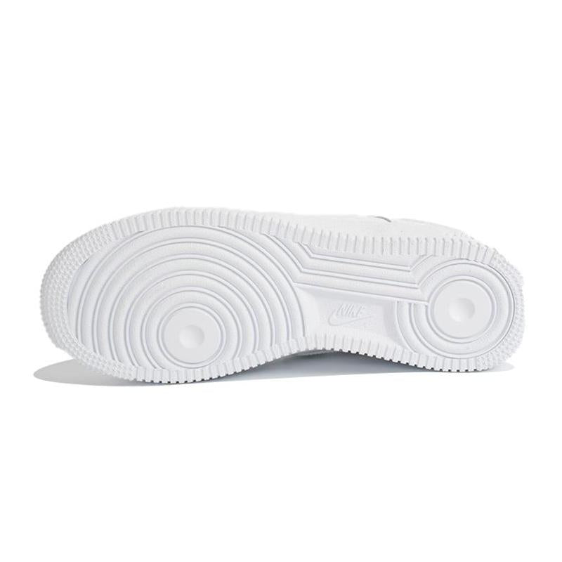 [Custom Roses on the Qixi Festival]  Air Force 1 Skateboarding Shoes Men Low-top White/pink