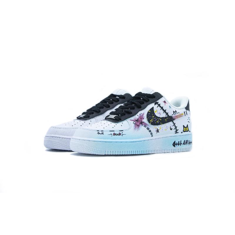 [Custom The male cat's heart is stirring]  Air Force 1 Skateboarding Shoes Men