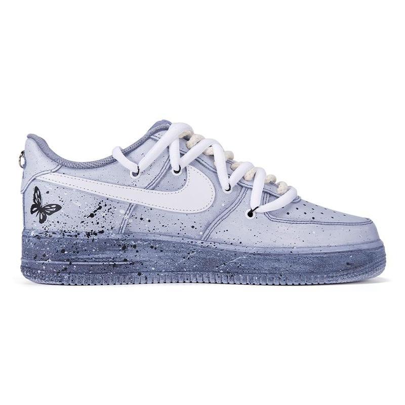 [Custom Men's retro butterfly]  Air Force 1 Skateboarding Shoes Men