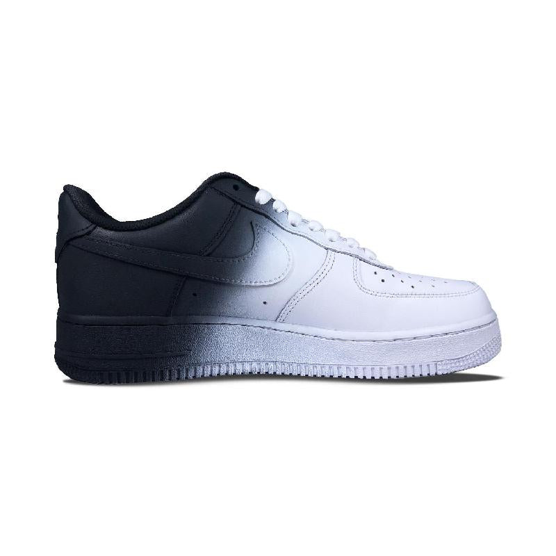 [Custom Mix half black and half white]  Air Force 1 Skateboarding Shoes Men