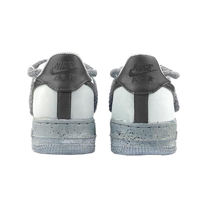[Custom The male doomsday grey stain is dissolved]  Air Force 1 Skateboarding Shoes Men