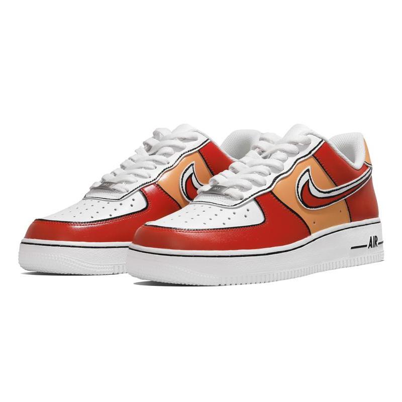 [Custom Iron Man Armor]  Air Force 1 Skateboarding Shoes Men
