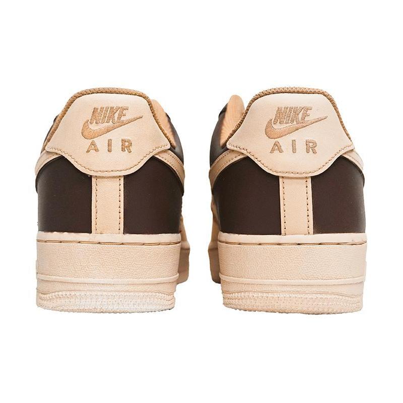 [Custom The men's coffee beans are brown]  Air Force 1 Skateboarding Shoes Men Low-top Brown/Taupe
