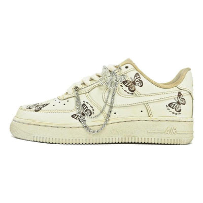 [Custom Men's Butterfly]  Air Force 1 Skateboarding Shoes Men
