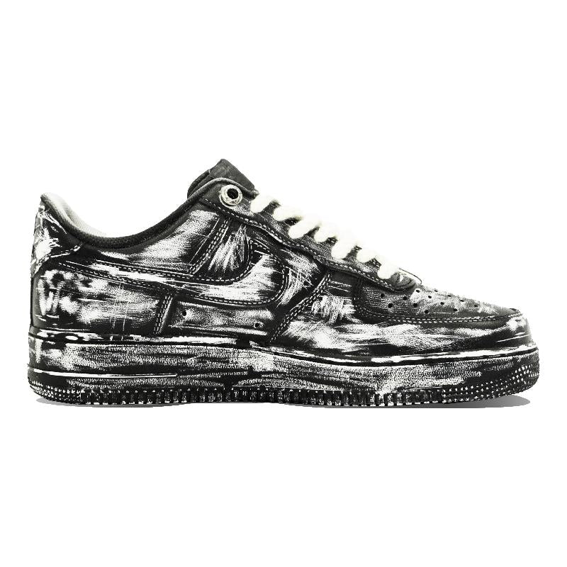 [Custom Silent film]  Air Force 1 Skateboarding Shoes Men Low-top White
