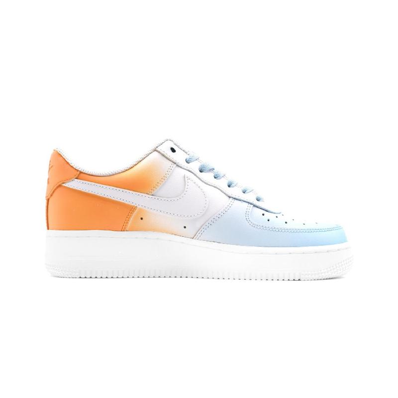 [Custom Love Notes Blue and orange]  Air Force 1 Skateboarding Shoes Men