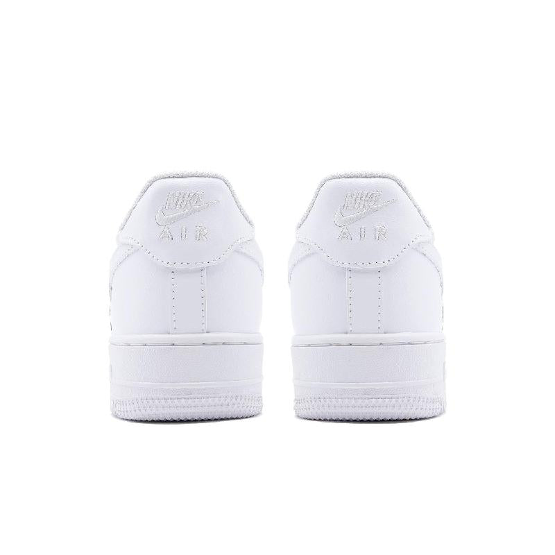 [Custom Snake Garden]  Air Force 1 Skateboarding Shoes Men Mid-top White/red